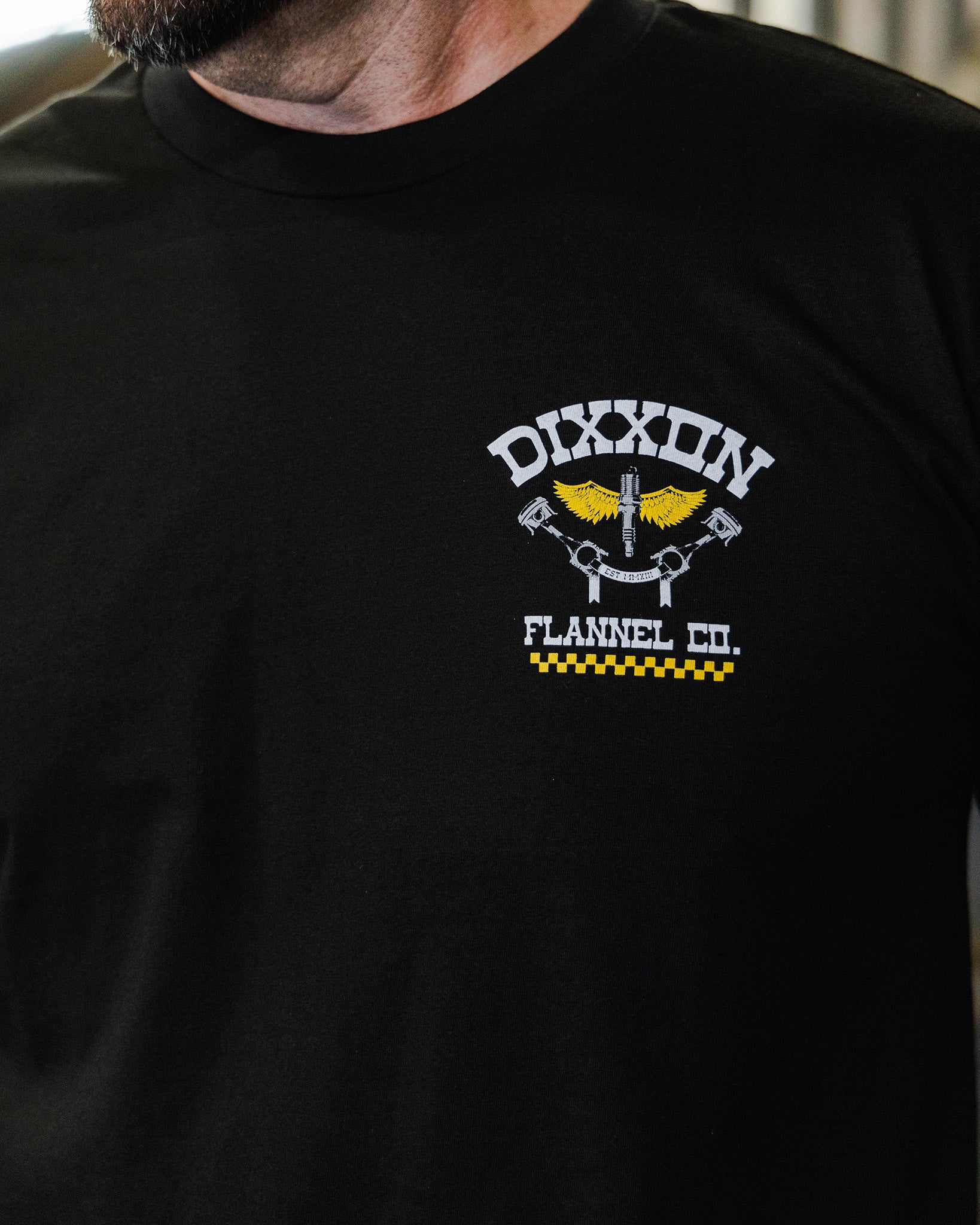 Excite T-Shirt - Black: Dixxon's Stylish Comfort