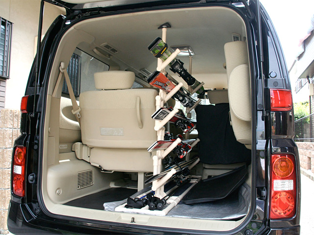 スキー用車内キャリア｜Diy-Life - イレクターで、できるワクワクを。