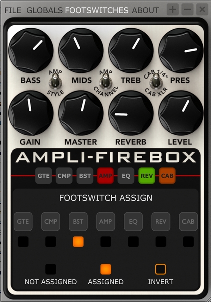 ATOMIC／Ampli-Firebox】充実のチューブ・アンプ・モデリング