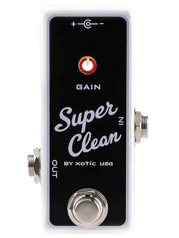 Xotic／Super Clean Buffer、Super Sweet Booster】高品位クリーン
