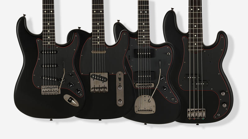 Fender／Made in Japan Limited Noir シリーズ】オール・ブラックに赤