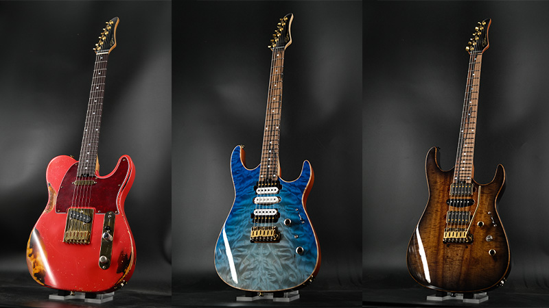 Shue Guitars】マレーシア発のブティック・ギター・ブランドが日本初