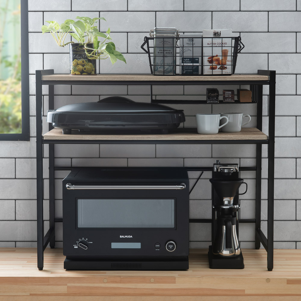 ブルックリン風レンジラック 1段 幅59.5cm ディノスANAmall店