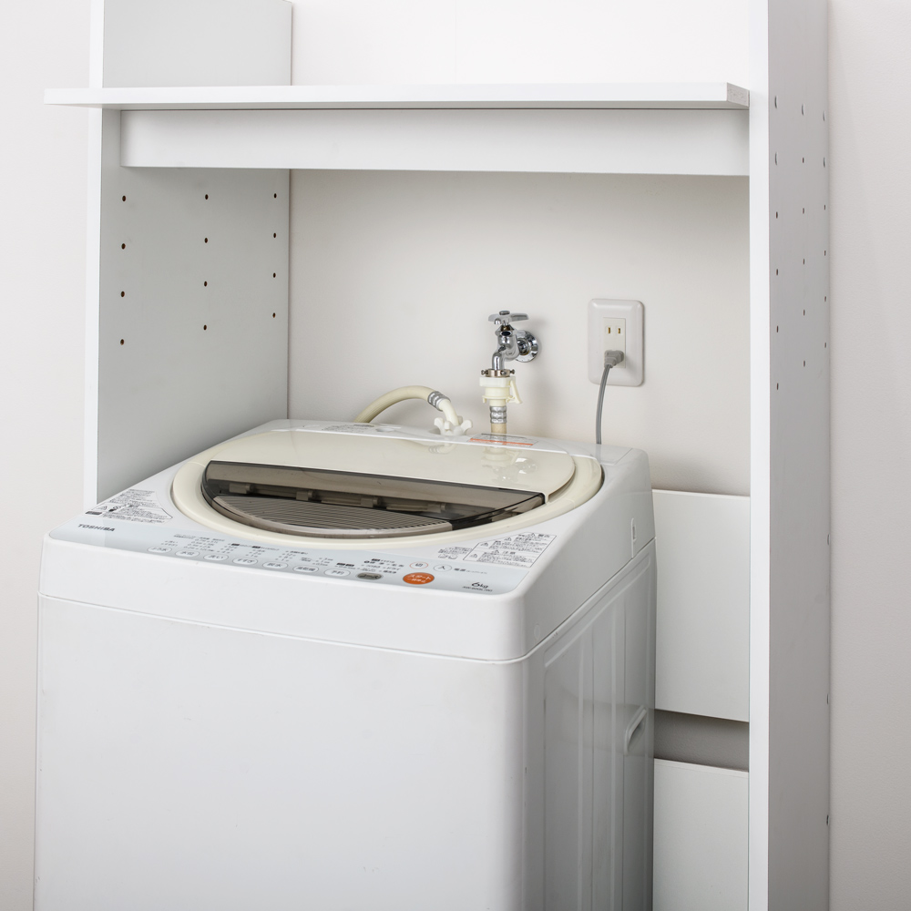 がっちり安定 造り付けのような乾燥機置き台 奥行44.5cmタイプ 幅77cm