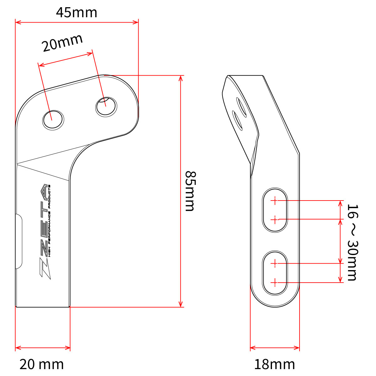 ハンドガードマウント サイドタイプ/フロントタイプ｜ダートフリーク