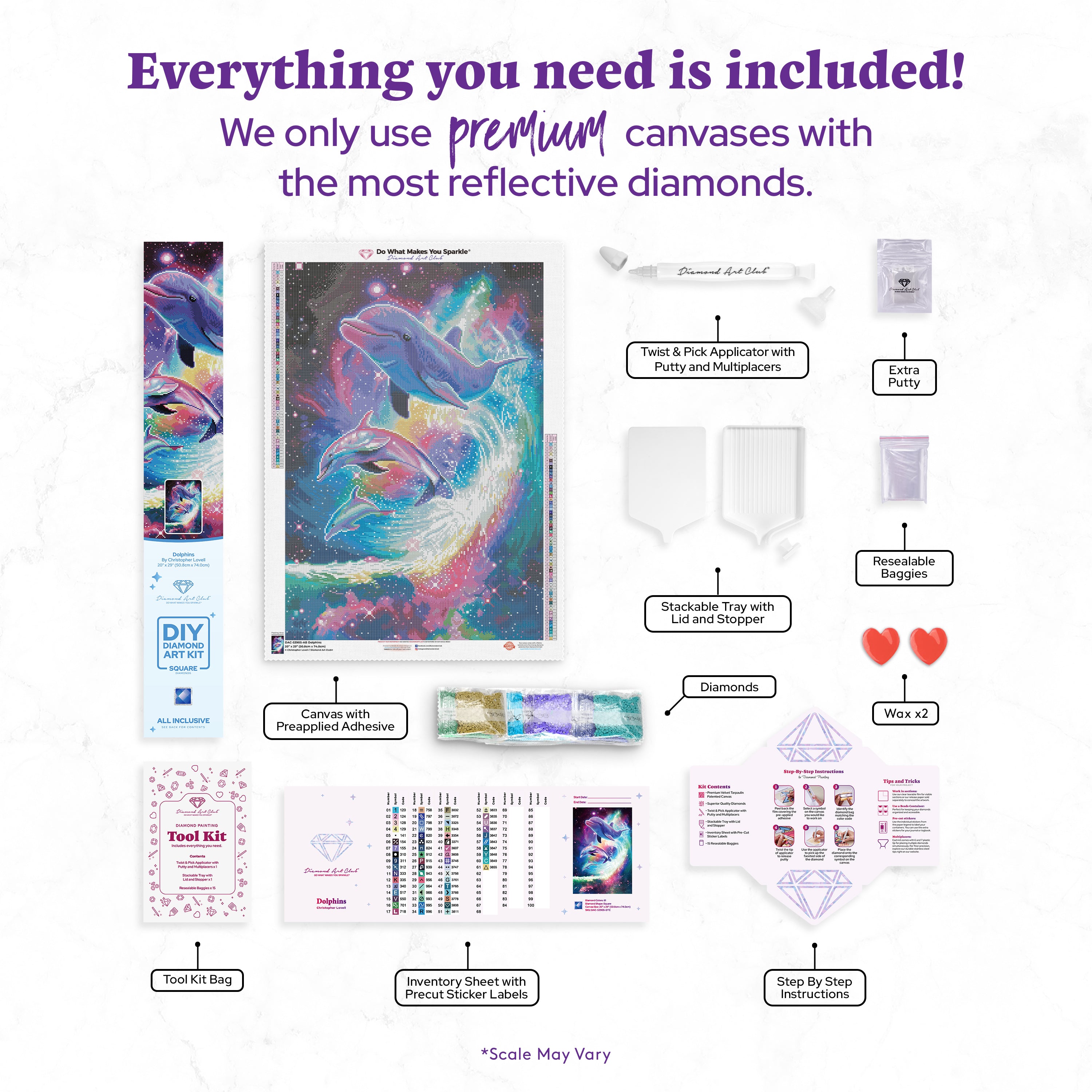 Dolphins – Diamond Art Club