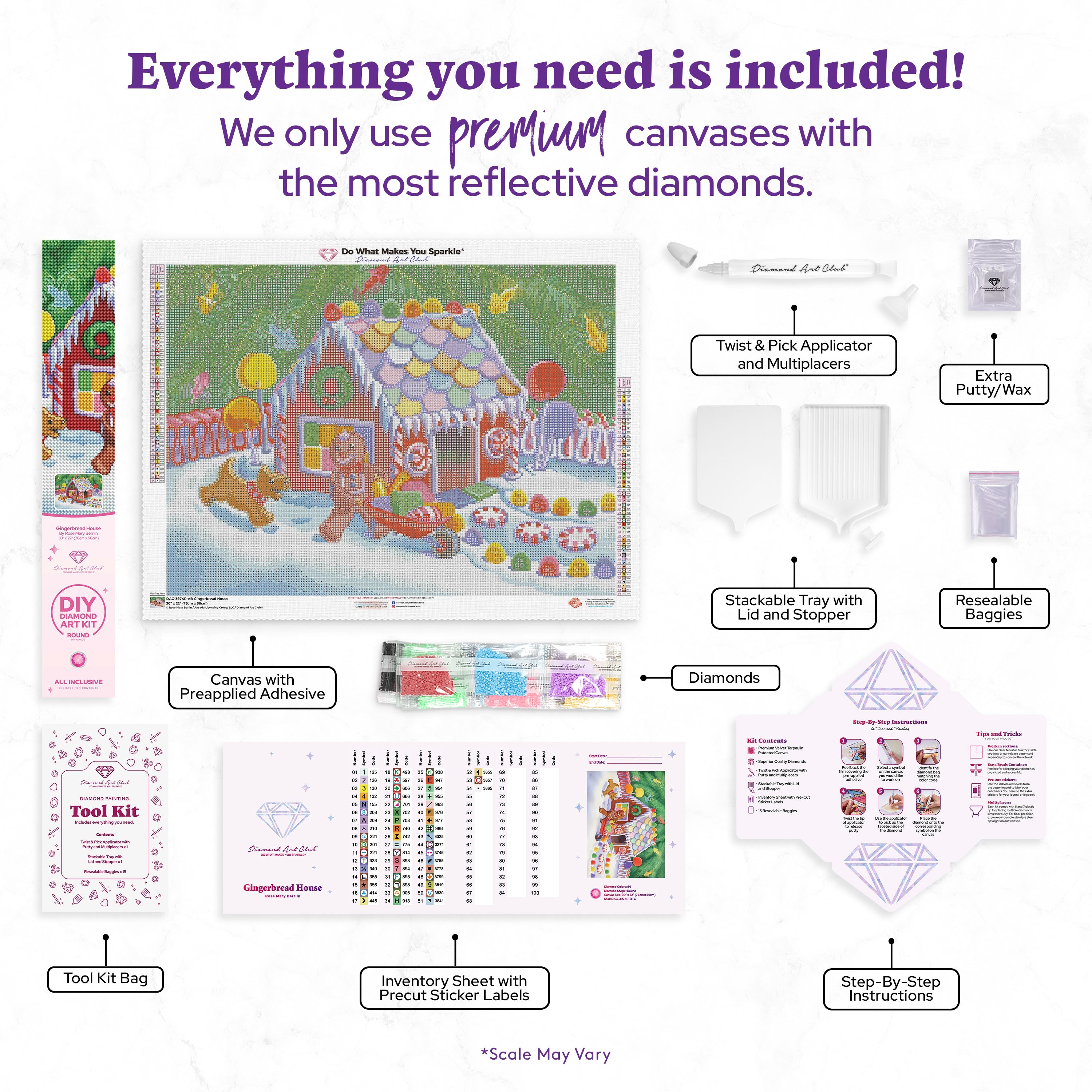 Gingerbread House – Diamond Art Club