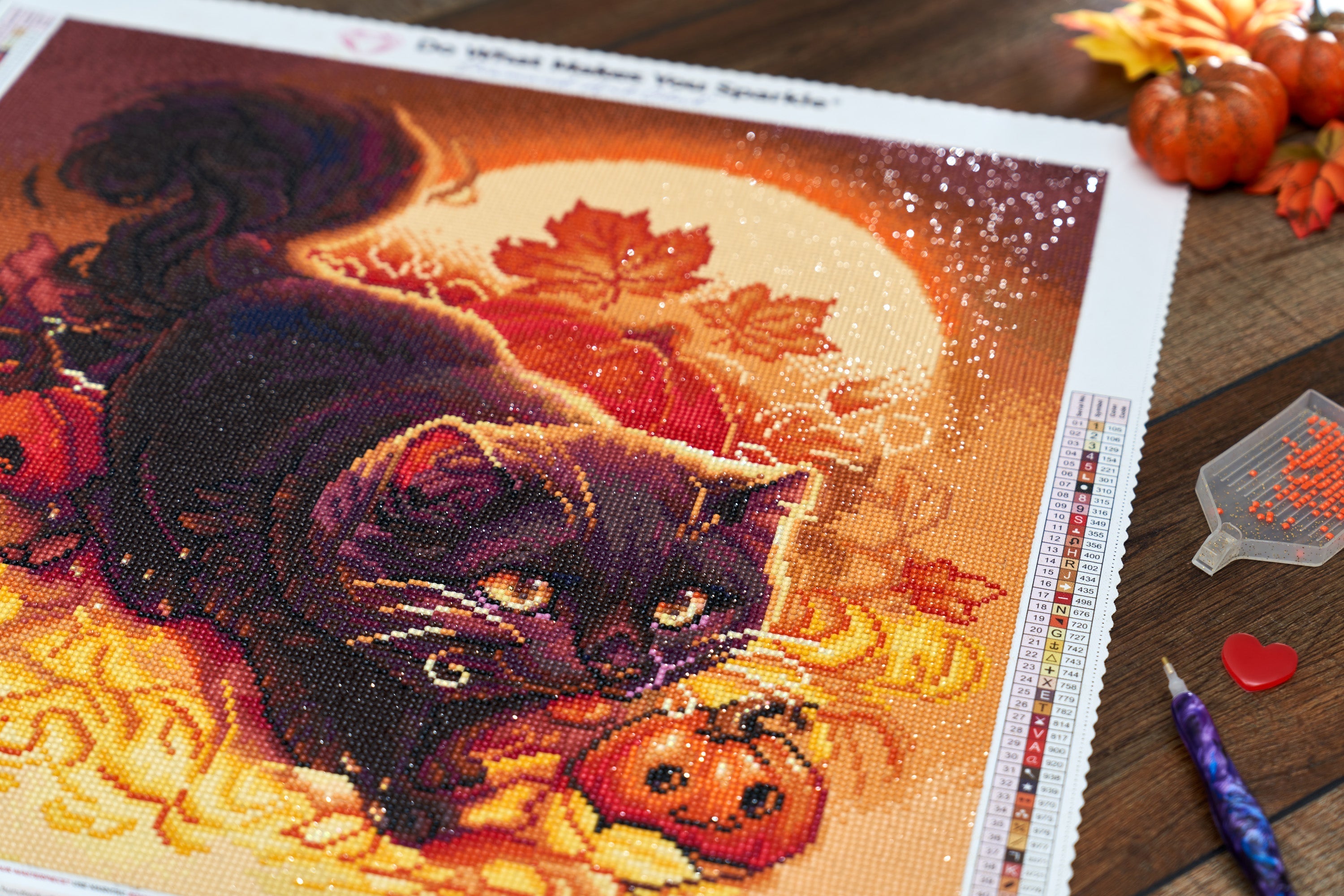 Halloween Cat – Diamond Art Club