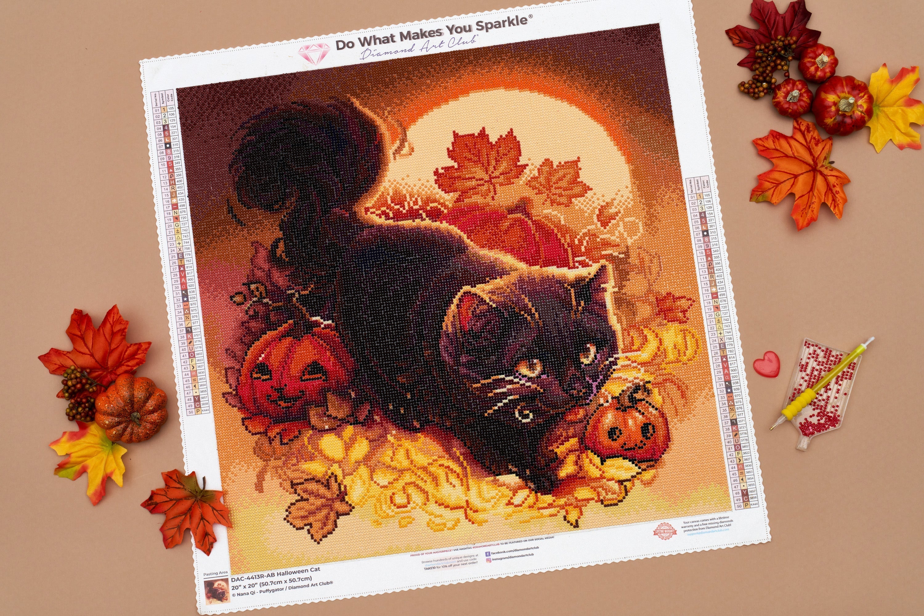 Halloween Cat – Diamond Art Club