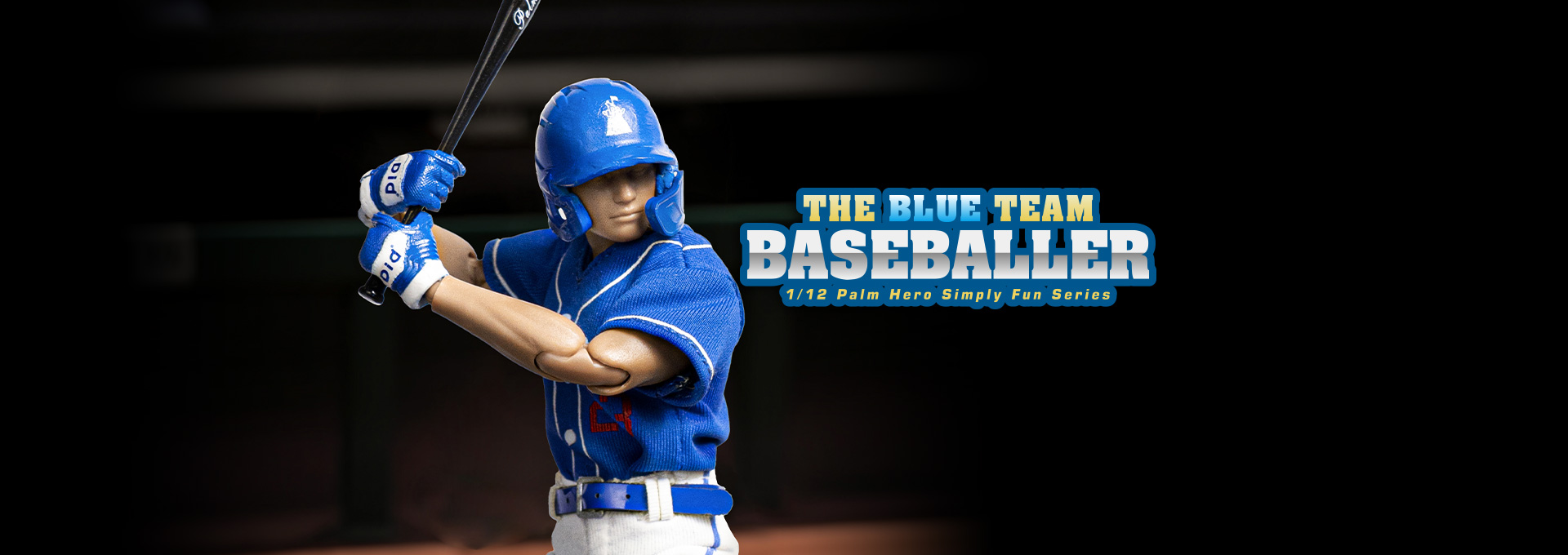 SF80003B 1/12 baseballer-