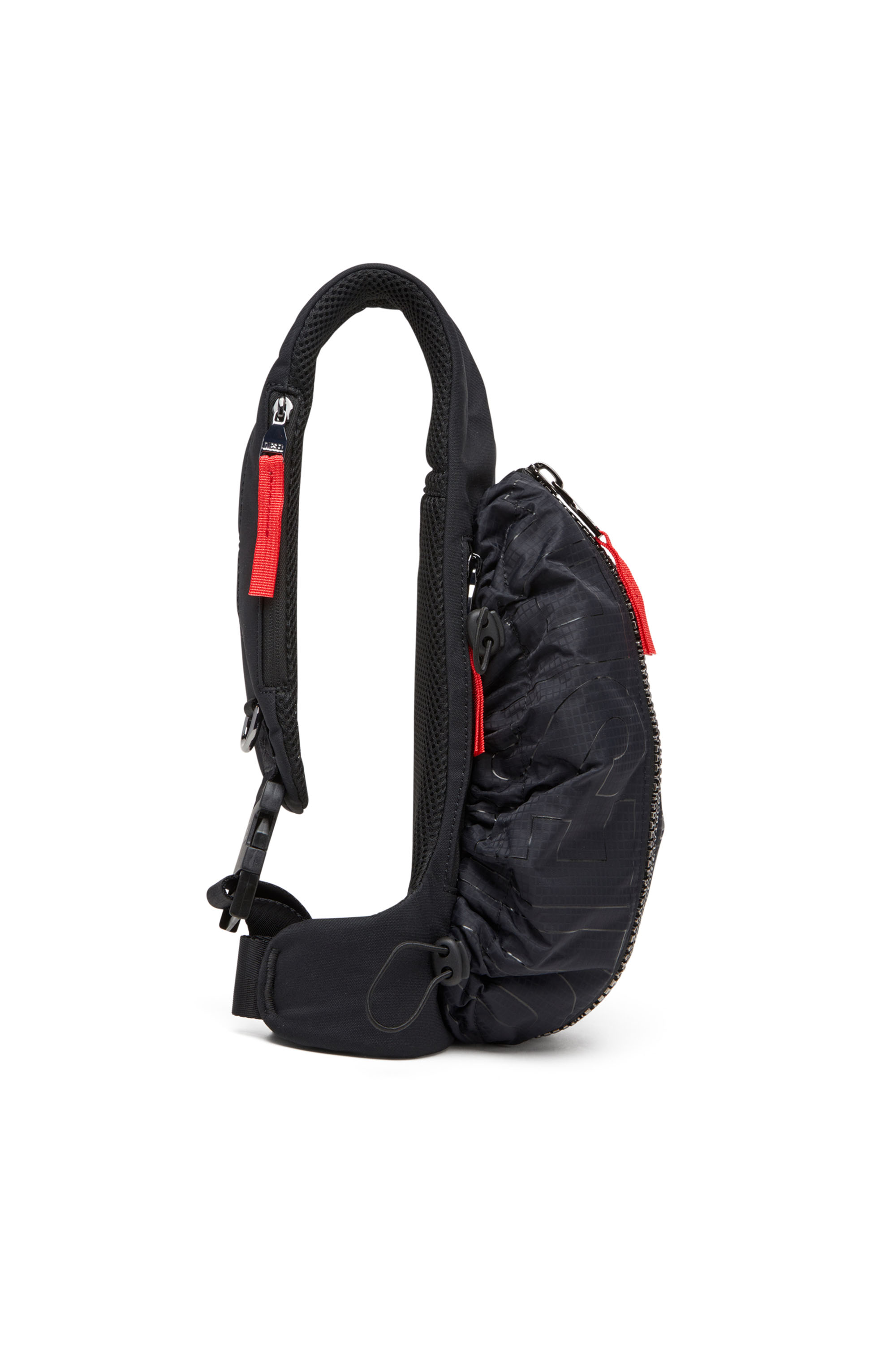 ZIP-D CROSSBODY X Zip-D-Sling bag in check-jacquard shell