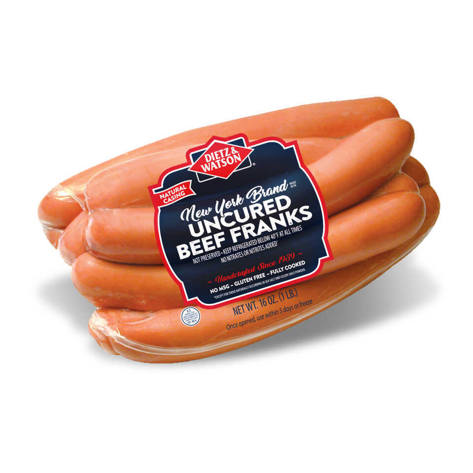 Natural Casing NY Brand Beef Franks | Dietz & Watson