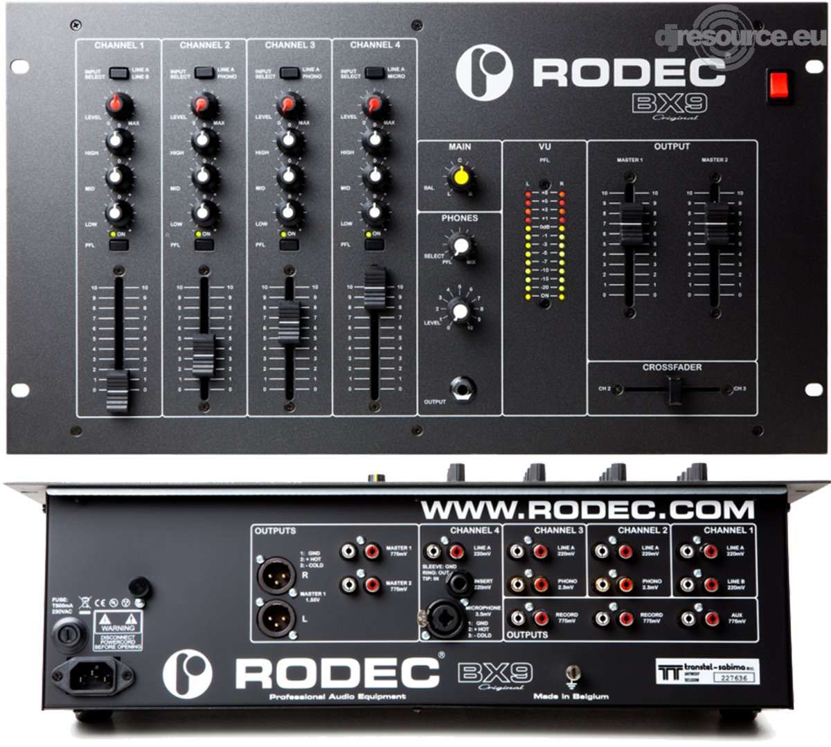 Rodec › BX-9 › Mixer - Gearbase | DJResource