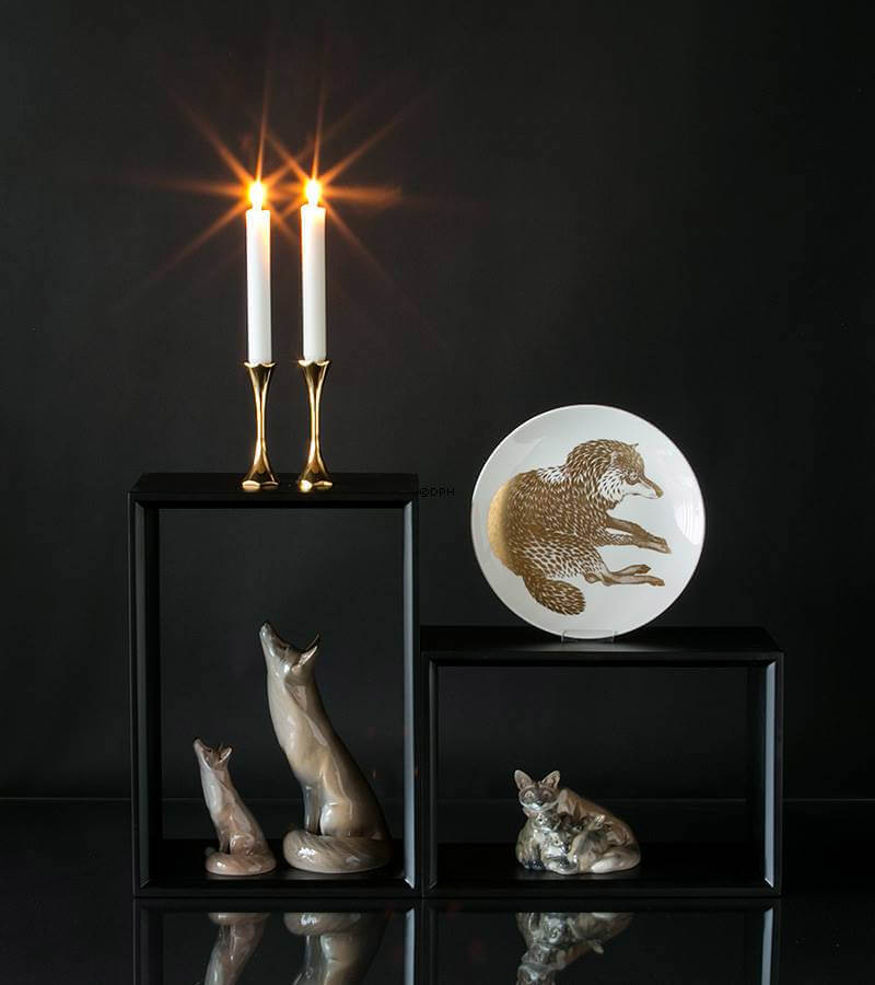 Fox figurines by Royal Copenhagen and B&G | DPH Trading