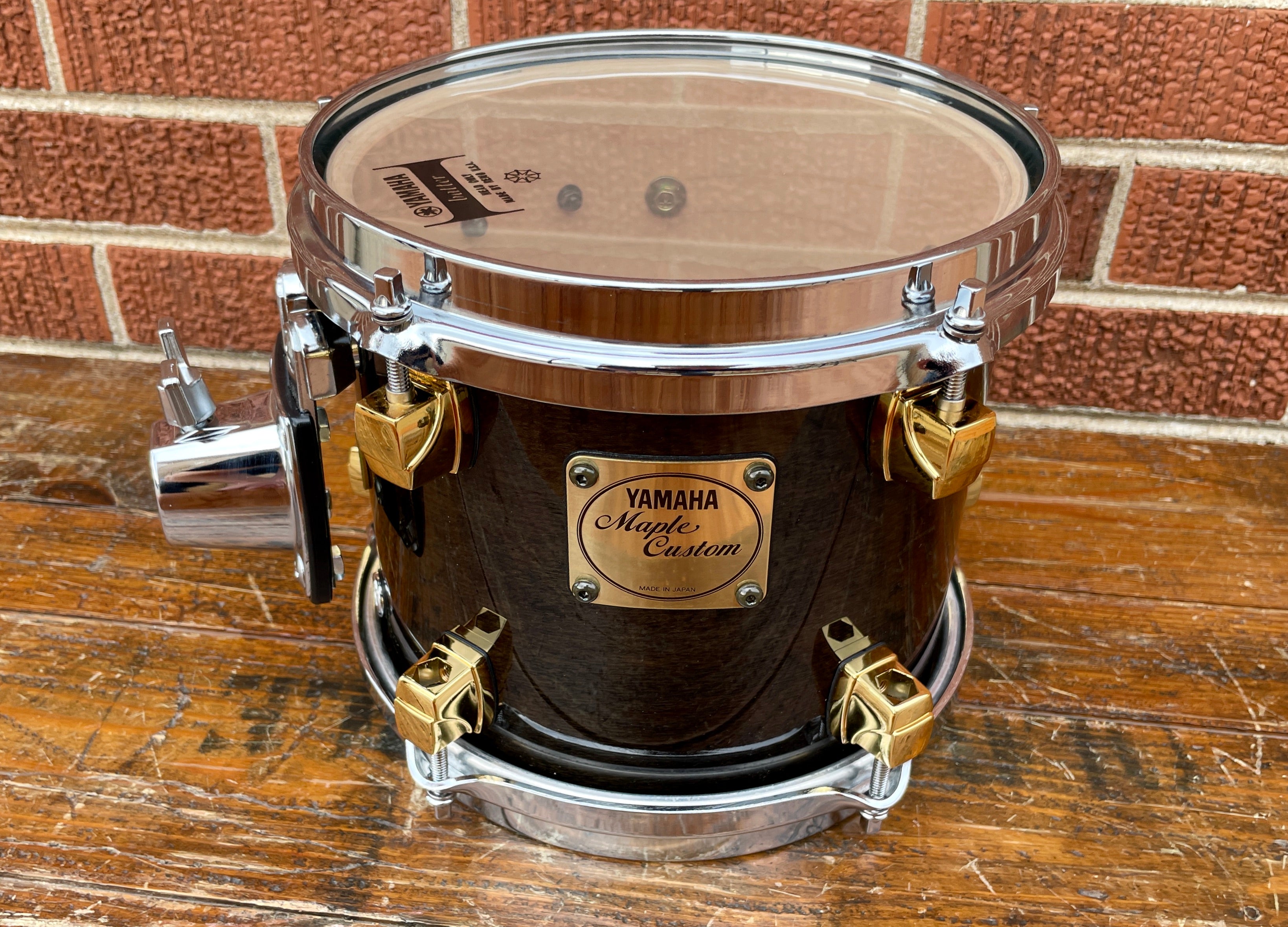 NOS Yamaha 8x7 Maple Custom Tom Black Maple 7x8 – Drugan's Drums