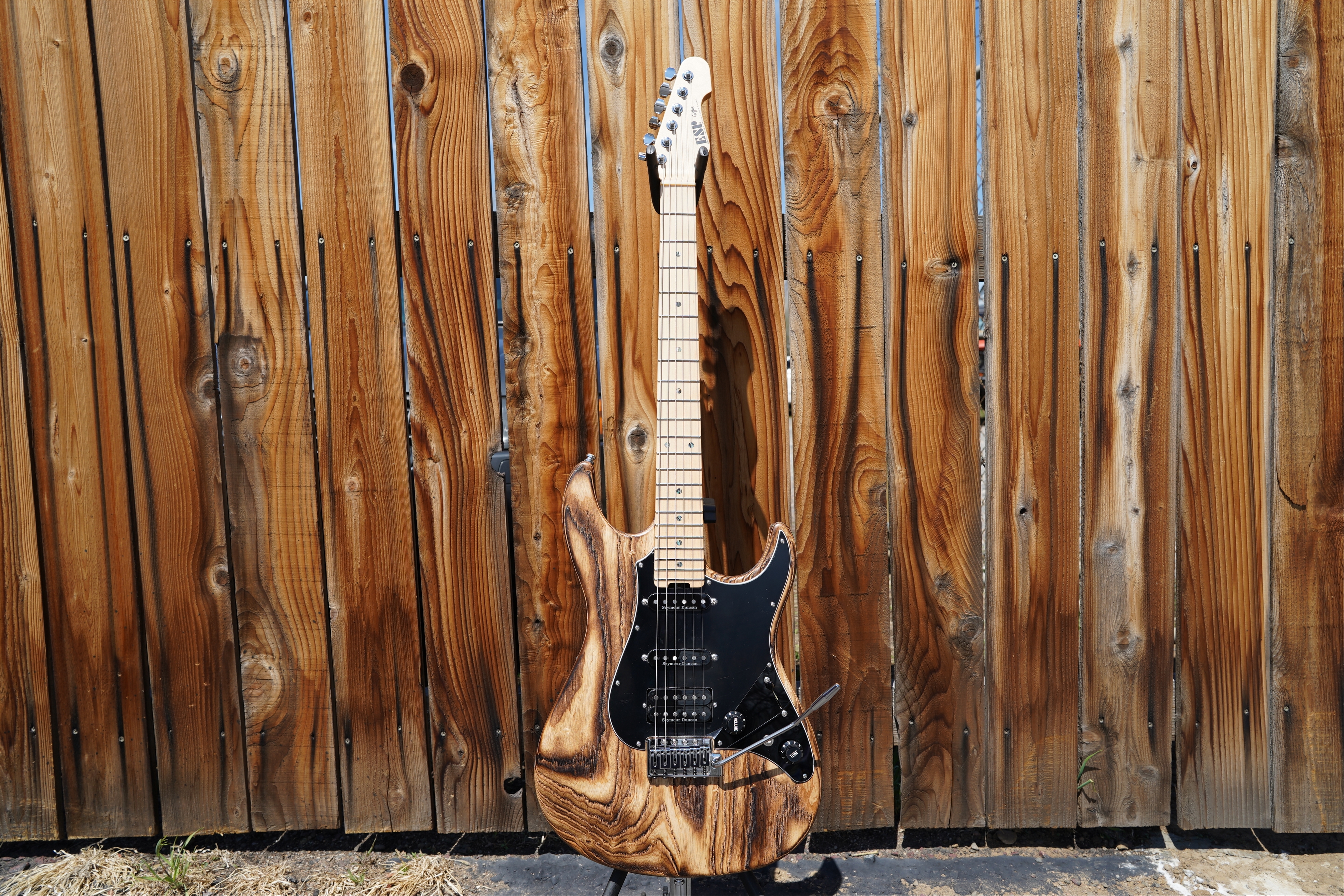 ESP Original Custom Shop Snapper AS-M Driftwood/Burner Satin 6