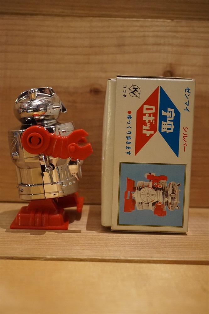 ゼンマイ シルバー 宇宙ロボット 【A】 - DRODD