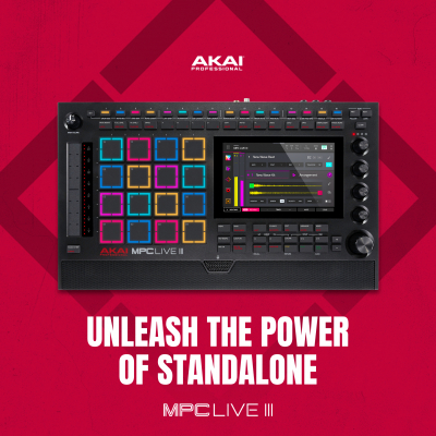 AKAI Professional新製品「MPC Live III」リリース、発売のお知らせ