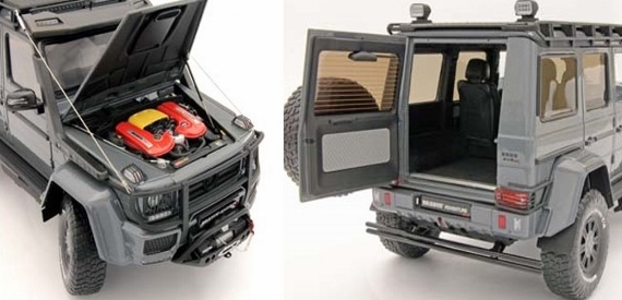 予約 オールモストリアル1/18 ブラバス 550 アドベンチャー メルセデス