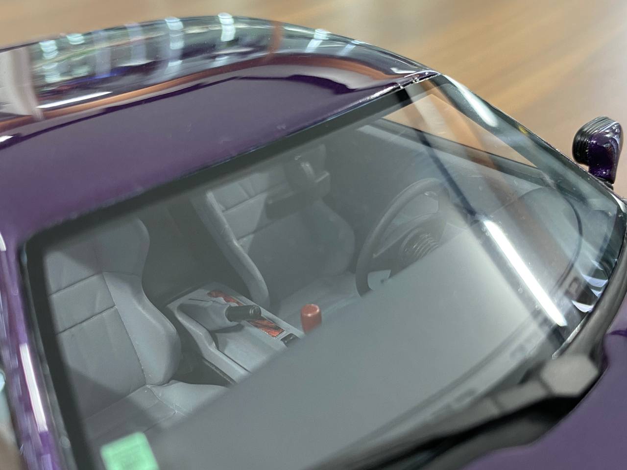 1/18 Resin OTTO VENTURI 300 ATLANTIQUE Purple Miniature Car