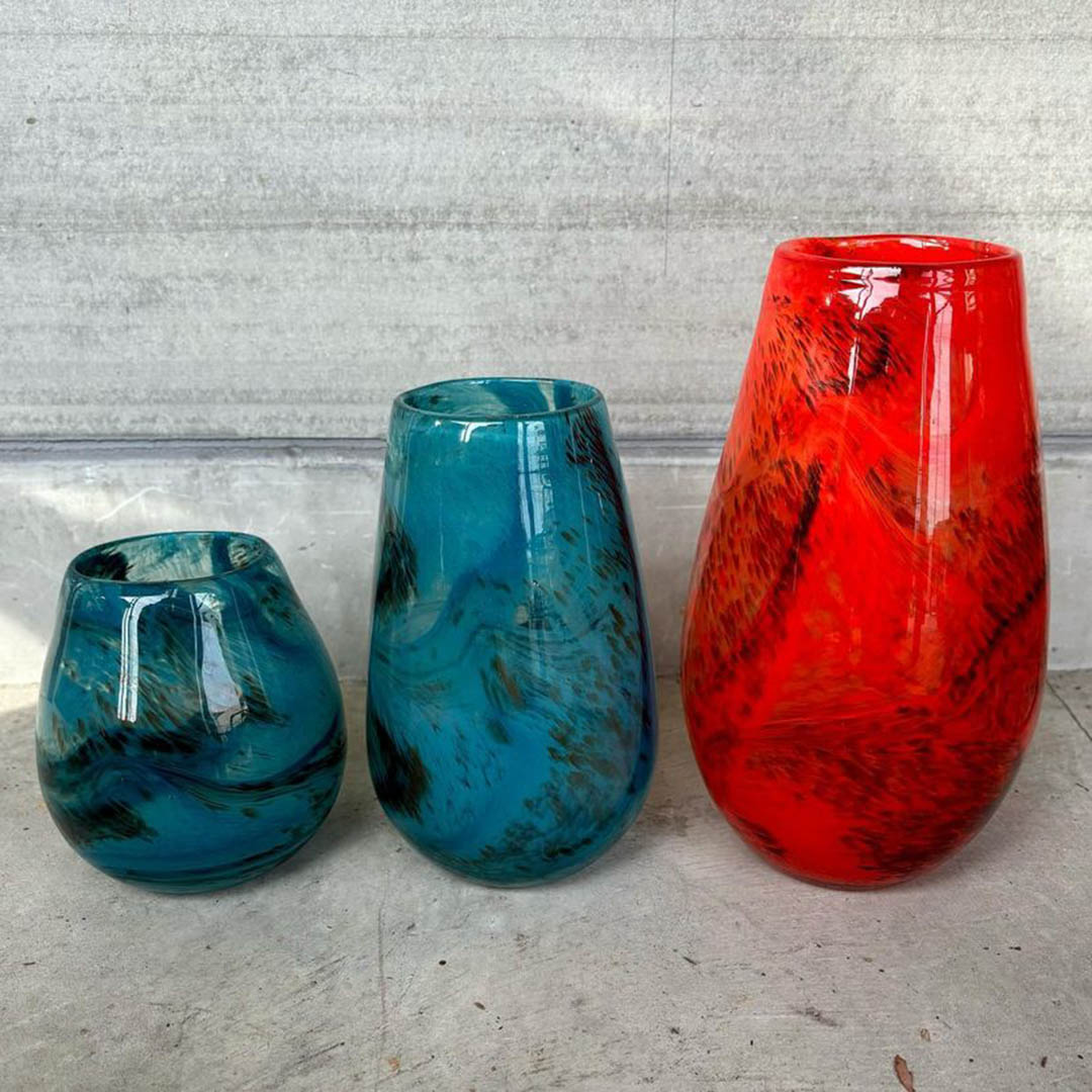 DULTON ONLINE SHOP | GLASS VASE 160 CIELO BLUE(160 BLUE