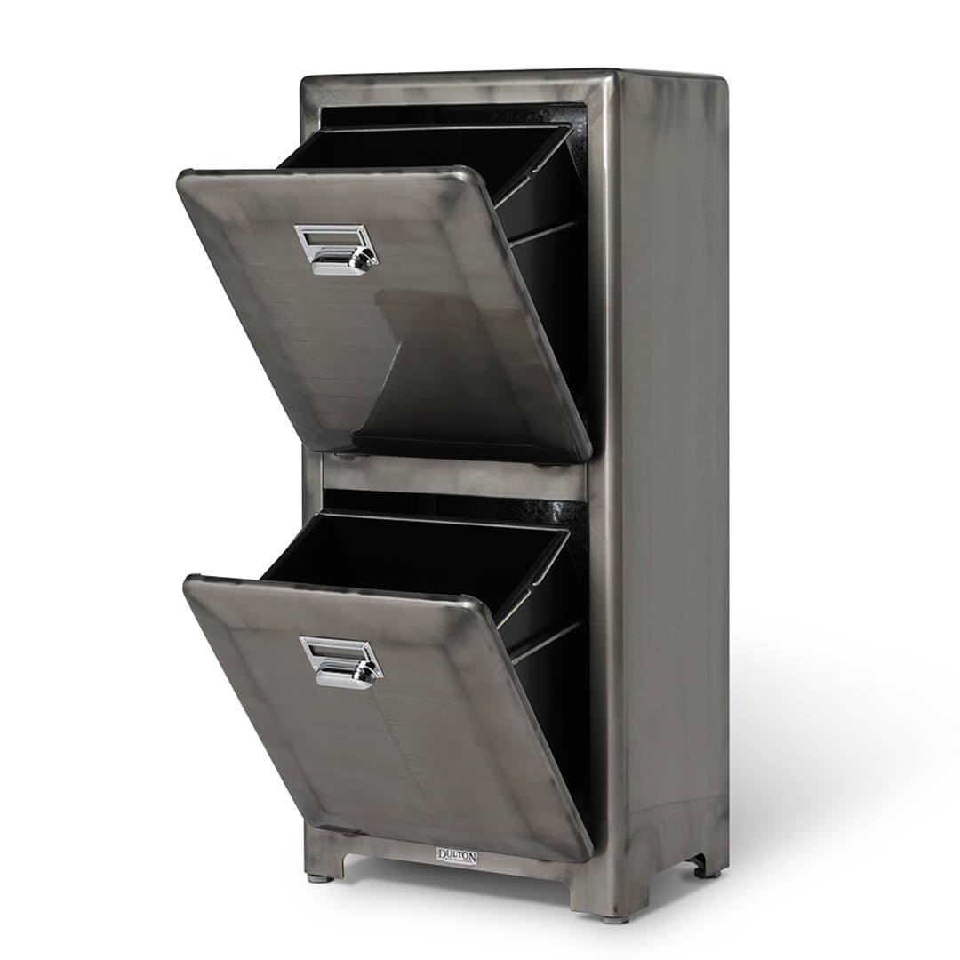 DULTON ONLINE SHOP | TRASH CAN DOUBLE DECKER RAW(RAW): ホーム用品