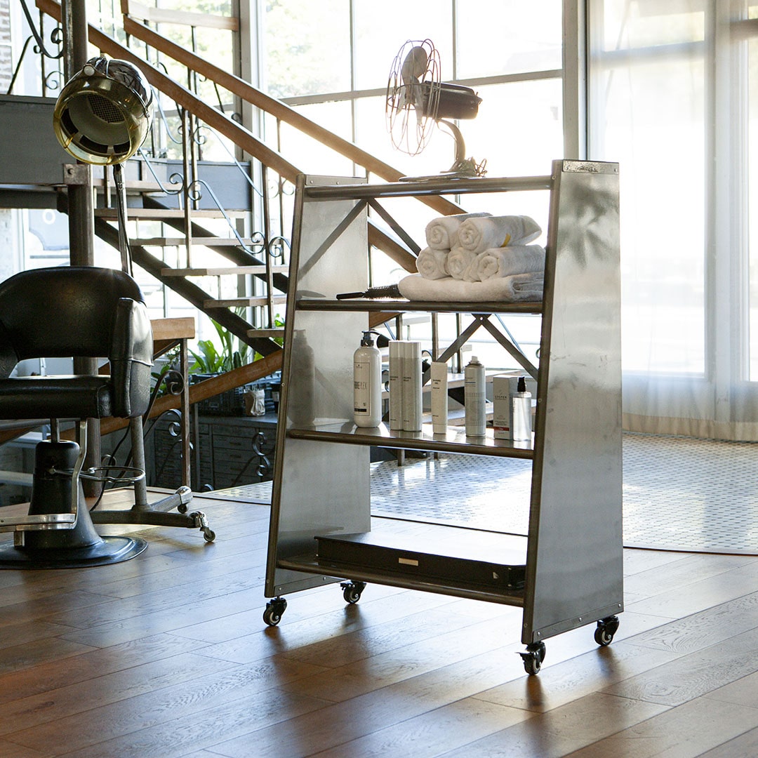 DULTON ONLINE SHOP | 4 TIER TAPERED METAL SHELF RAW(RAW): 家具