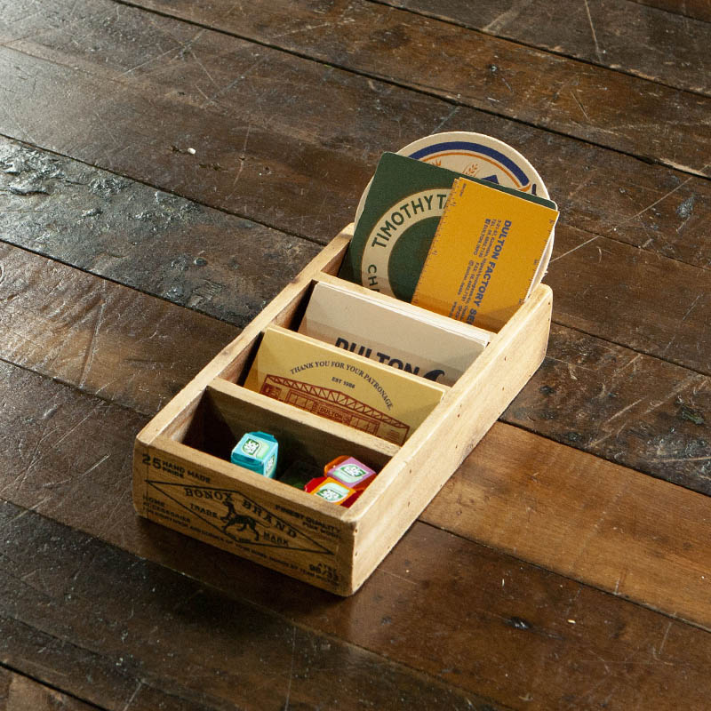 DULTON ONLINE SHOP | WOODEN BOX FOR BUSINESS CARDS NATURAL: ホーム用品