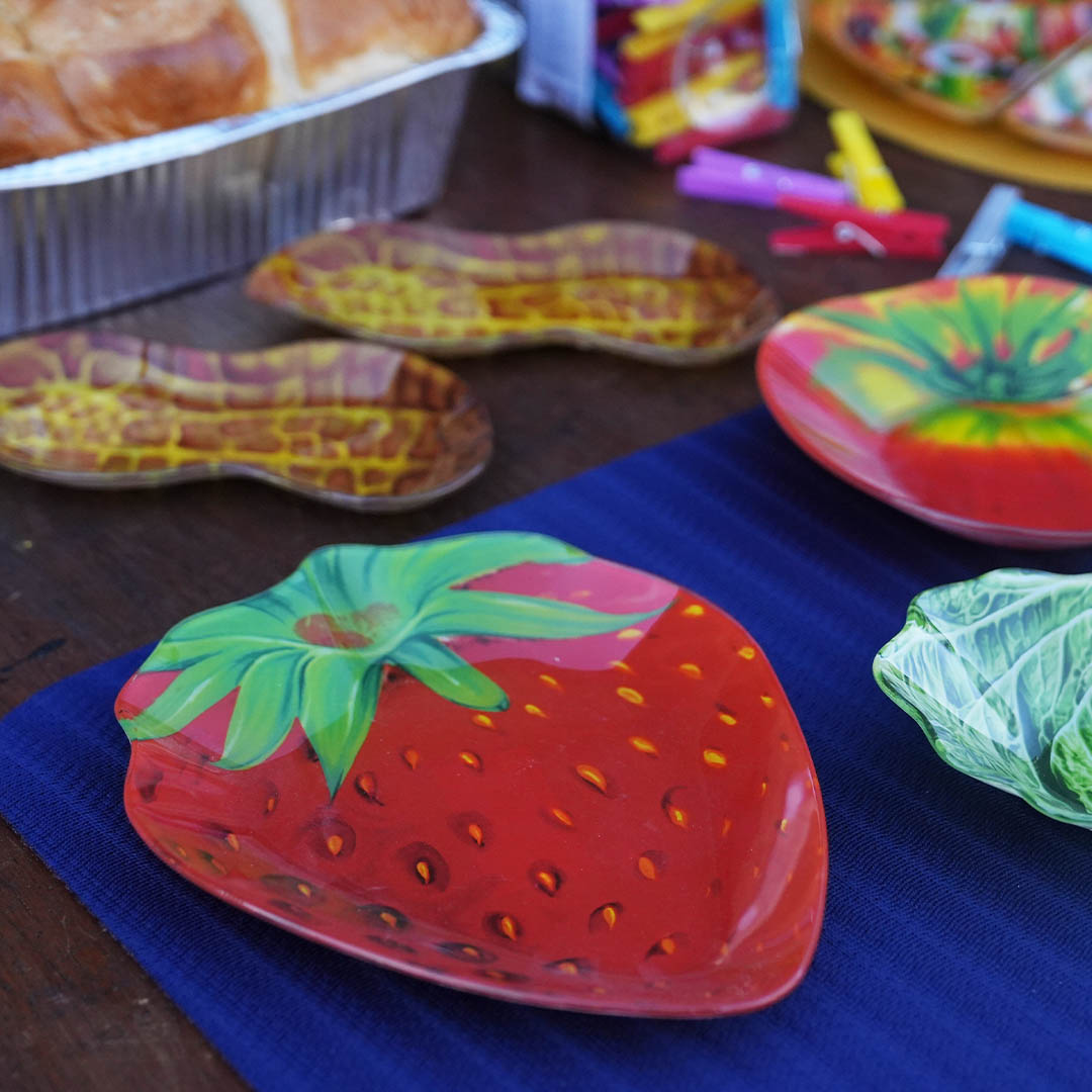 DULTON ONLINE SHOP | GLASS FARMER PLATE STRAWBERRY(STRAWBERRY