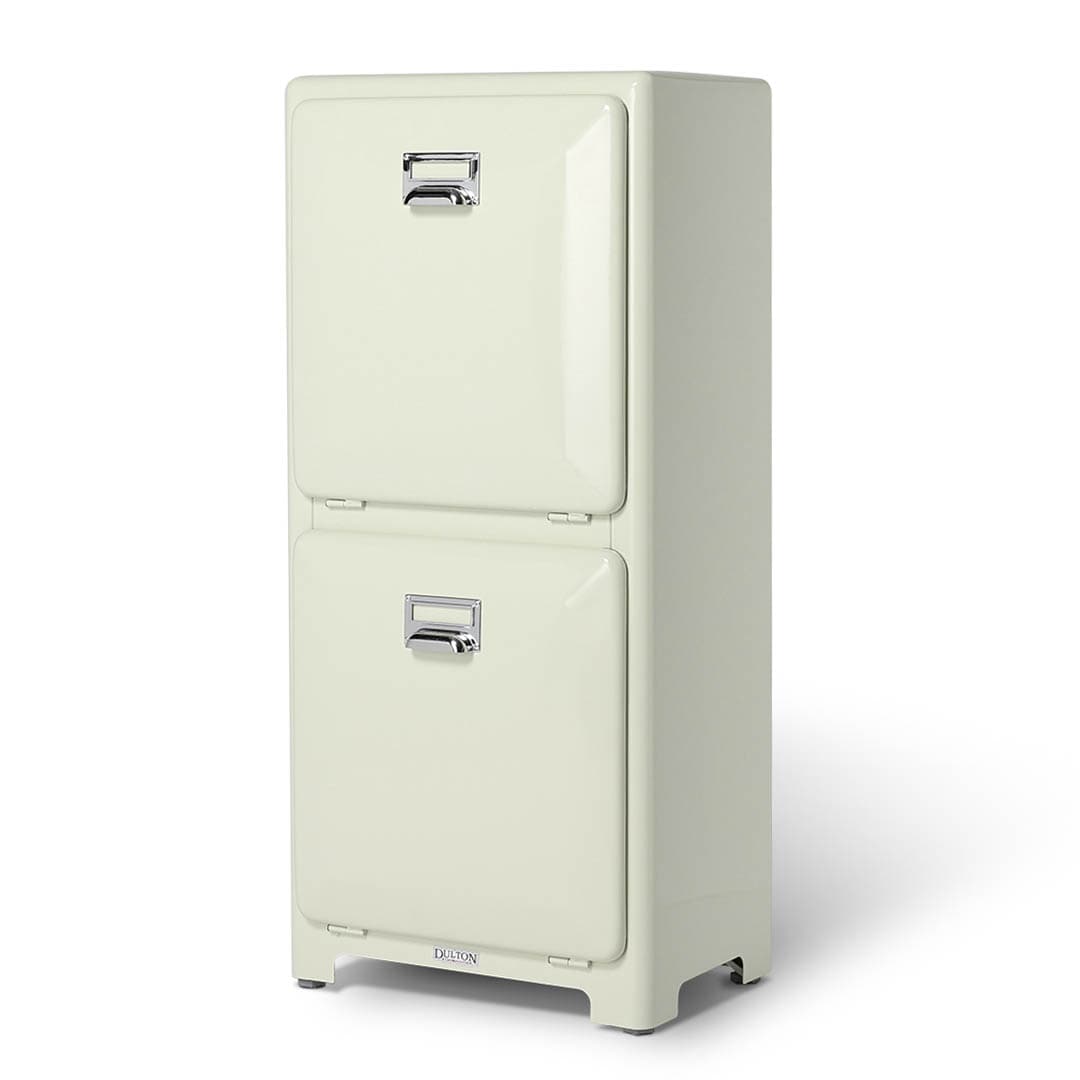 DULTON ONLINE SHOP | TRASH CAN DOUBLE DECKER IVORY(IVORY): ホーム用品