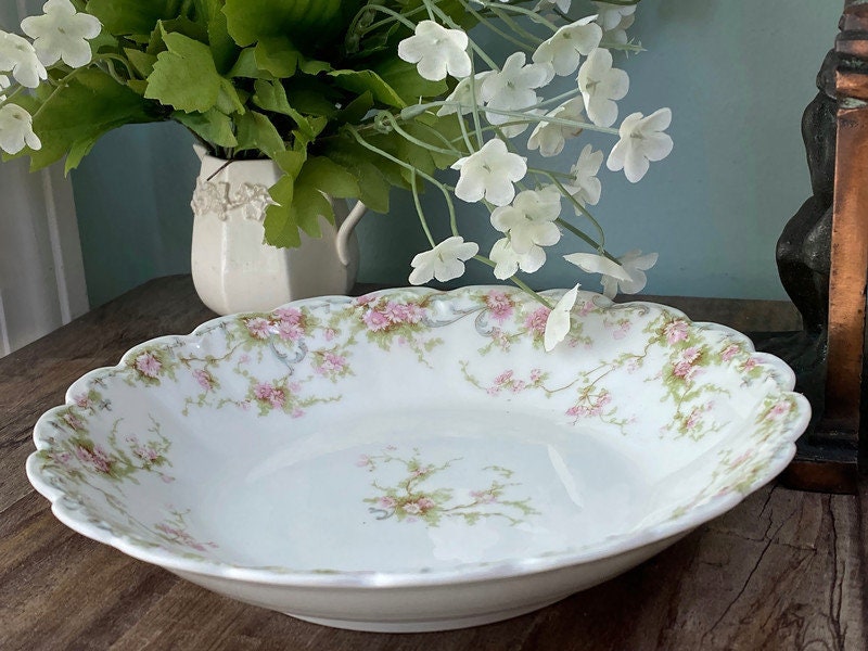 Antique French Limoges Bowl, Theodore Haviland 1903 Mark – Duckwells