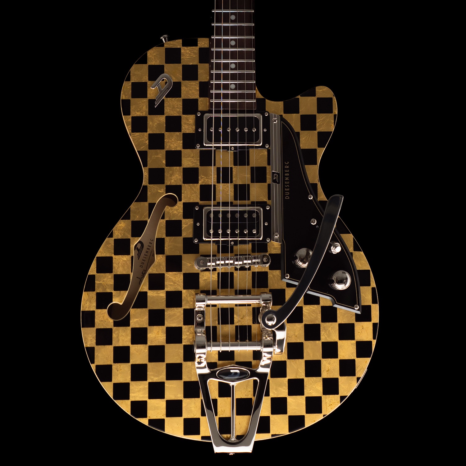 Duesenberg Starplayer CBR 30th Anniversary Checkerboard Gold