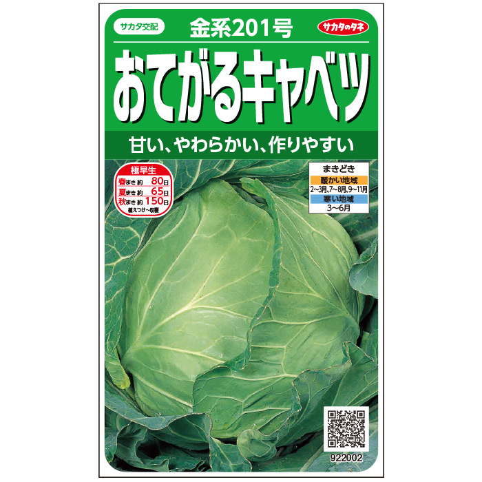 金系201号[キャベツ] - e-種や｜国内最大級の野菜種・花種・苗・農業