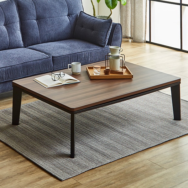 フラットヒーターこたつテーブル120×80(sonomadark): 家具・インテリア