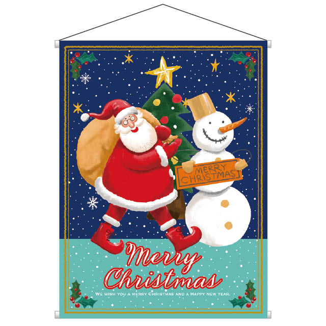 愉快なクリスマスタペストリー-1(W600×H800 愉快なクリスマス): 店舗