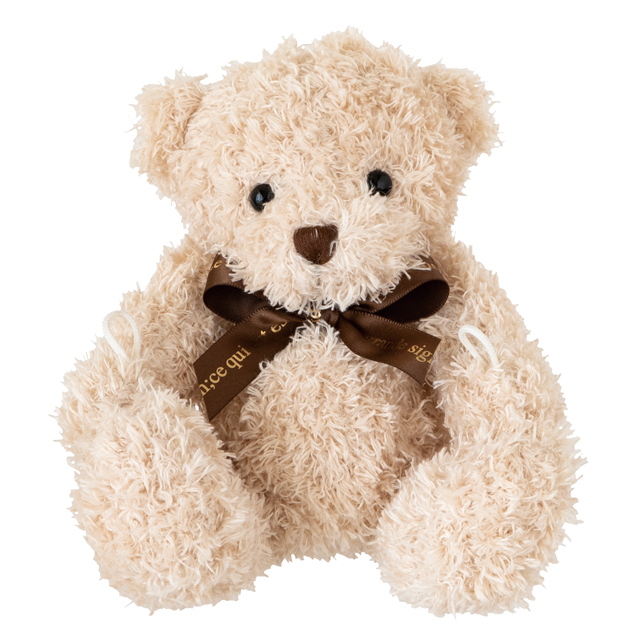 抱きつきアニマル／くまのキャメル-S(W150×D110×H150 キャメル