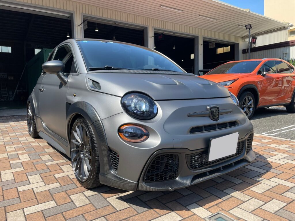 神戸・大阪コーティング専門店【ABARTH・595】マット塗装専用