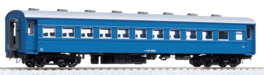 KATO鉄道模型オンラインショッピング (HO)オハ47 ブルー 改装形