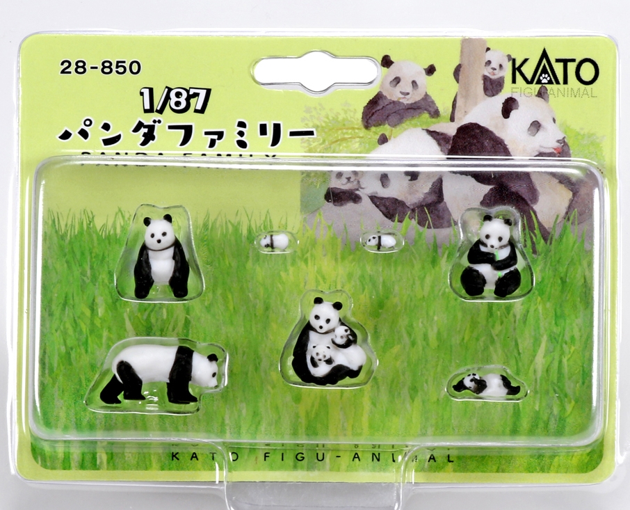 KATO鉄道模型オンラインショッピング 1／87 パンダファミリー
