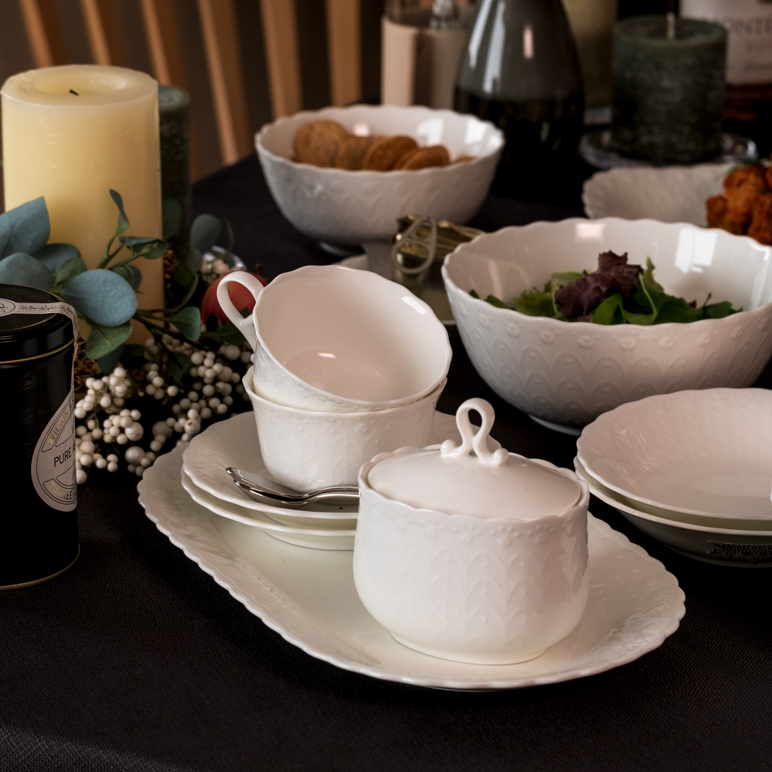 クリスマス特集 - シルキーホワイトのテーブルコーディネート -(並び順