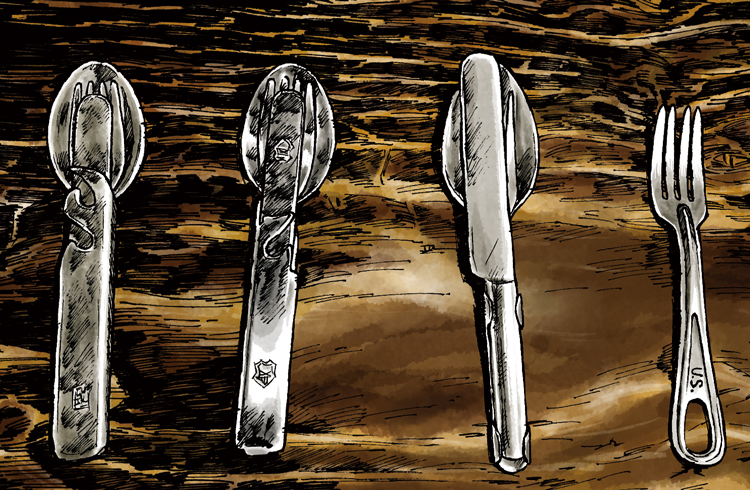 じつはミリタリーカトラリーが、じわじわトレンドになってます」｜雑誌