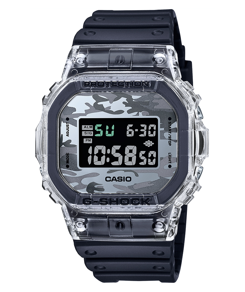 カモフラ×スケルトンの合わせ技G-SHOCKが3型で登場!!｜雑誌Begin