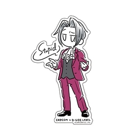 イーカプコン |CAPCOM×B-SIDEステッカー 逆転裁判 御剣怜侍(ライン