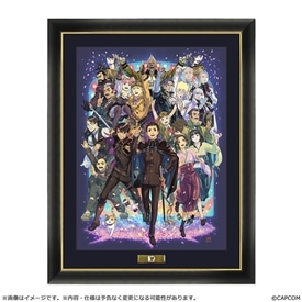 イーカプコン |大逆転裁判 ～拾周年万華ノ宴～ 額装付きキャラファイン