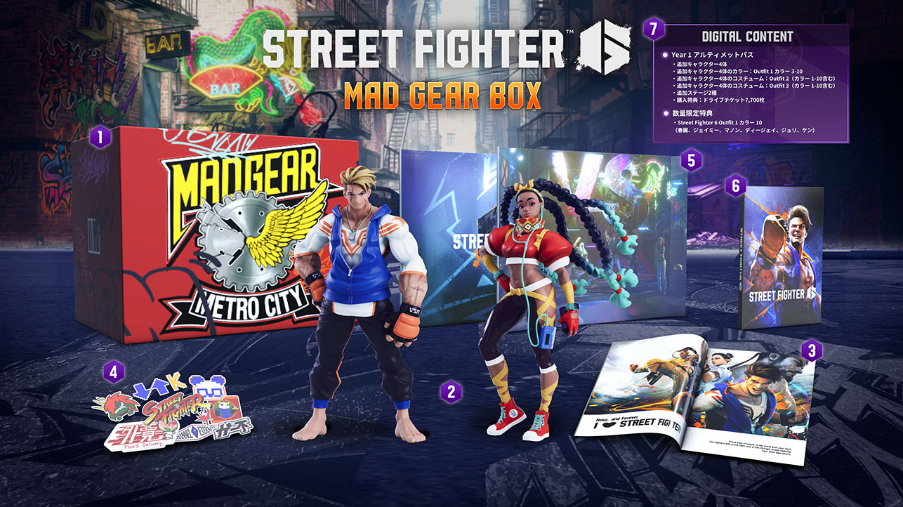Street Fighter 6 Mad Gear Box』 特設ページ｜イーカプコン