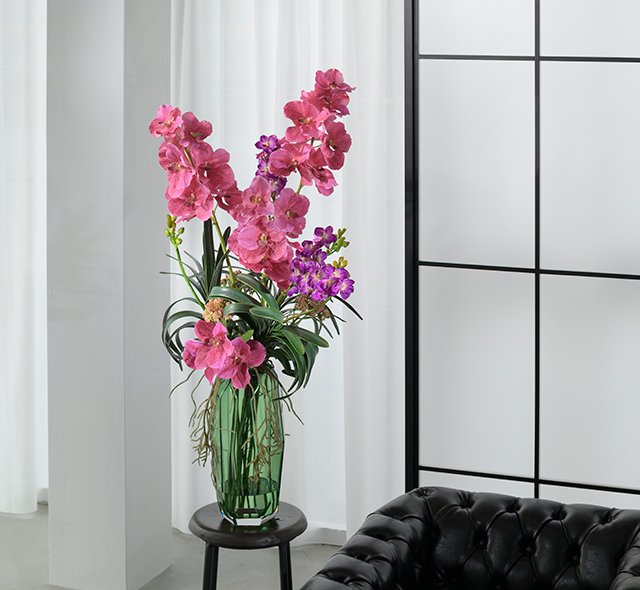 バンダ4L24-pk アートフラワー アーティフィシャルフラワー ギフト