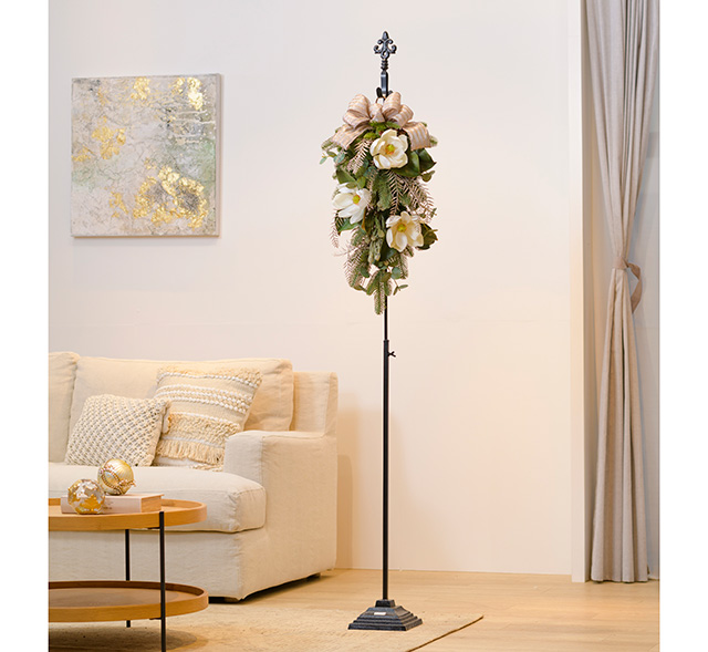 リーススタンドL クリスマス アーティフィシャルフラワー ギフト 造花