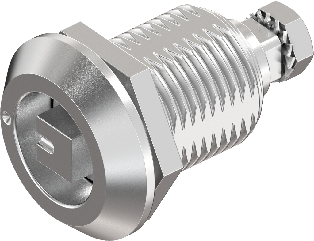 Compression latch, square 8, Stainless steel AISI 316; 1000-U755