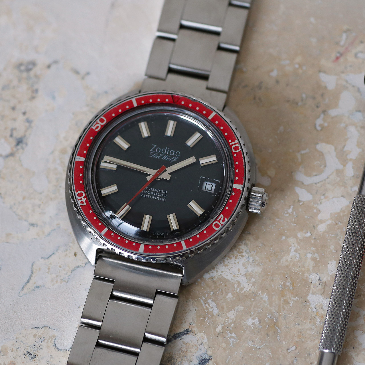 1970s Zodiac Seawolf 86404 - EmmyWatch