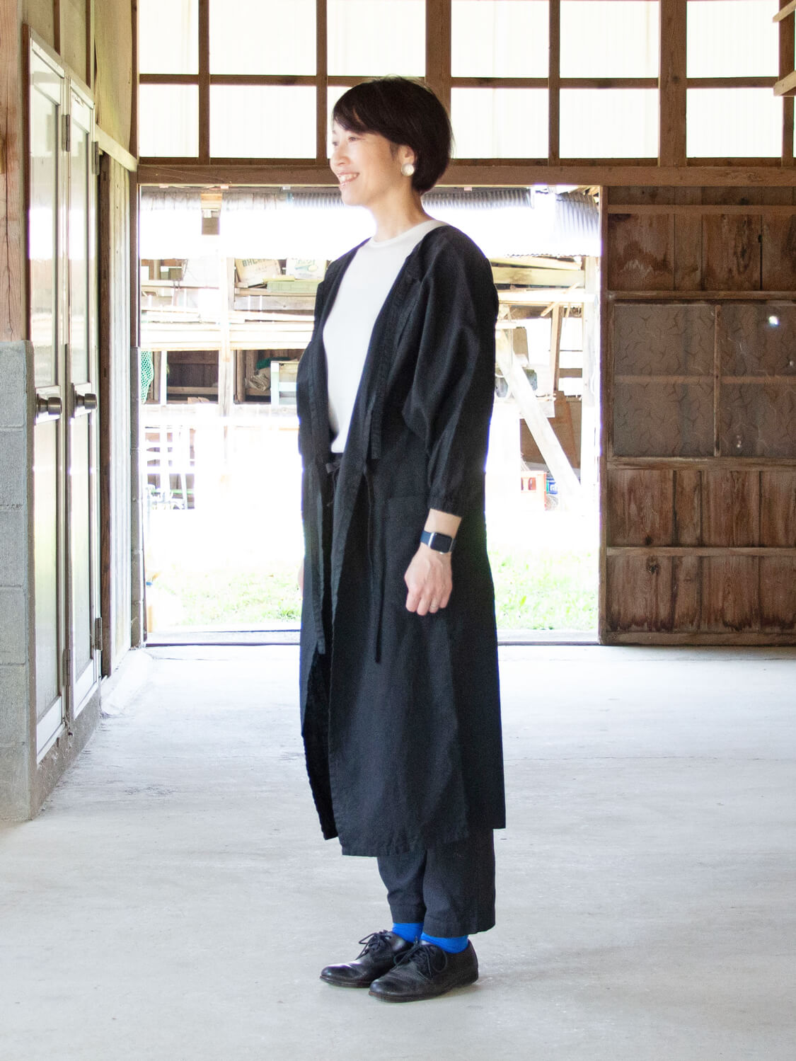 割烹着(KAPPOGI)手ぬぐい付き